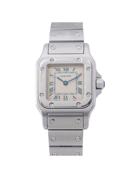 Cartier Santos Galbe SM Watch White Dial Quartz main image 4